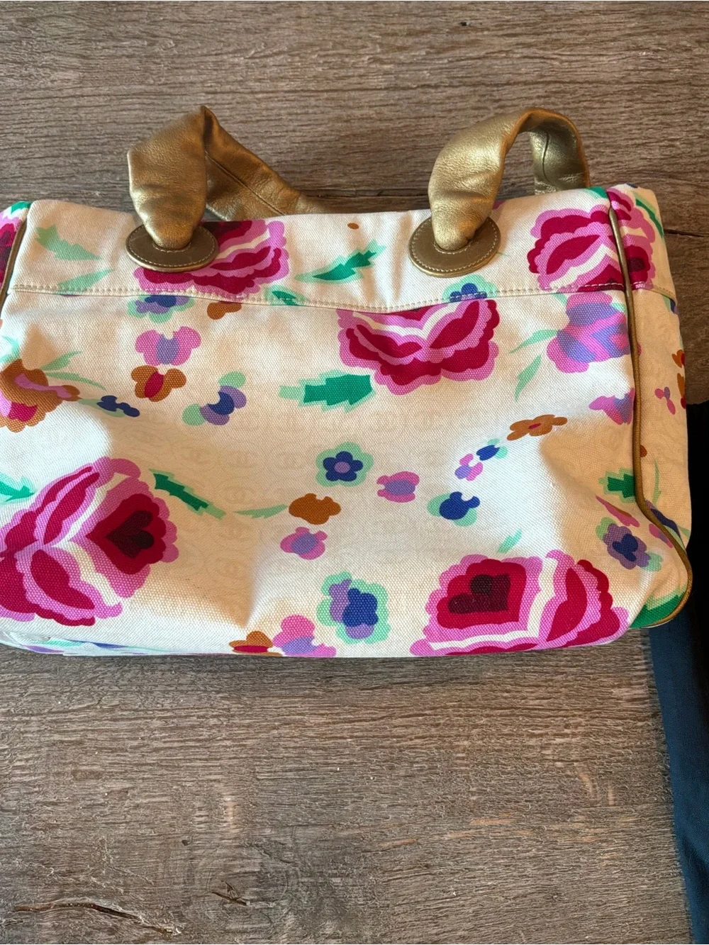 Chanel Pret-a-Porter Printemps 2004 Floral Tote - MINT!